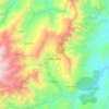 Mapa topográfico Gramalote, altitud, relieve