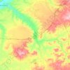 Mapa topográfico Écija, altitud, relieve