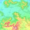 Mapa topográfico Ajacuba, altitud, relieve