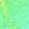 Mapa topográfico Hung Yen Province, altitud, relieve