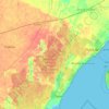 Mapa topográfico Solidaridad, altitud, relieve
