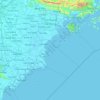 Mapa topográfico Hải Phòng, altitud, relieve