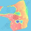 Mapa topográfico Reserva Natural Turística de Objetivo Integral Peninsula Valdés, altitud, relieve