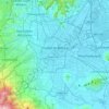 Mapa topográfico Ciudad de México, altitud, relieve