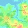 Mapa topográfico Bedeque, altitud, relieve