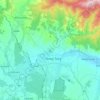 Mapa topográfico Nowy Targ, altitud, relieve