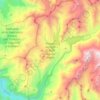 Mapa topográfico Parque Natural El Yeso-Laguna Negra, altitud, relieve