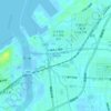 Mapa topográfico じょうえつ海の駅 マリーナ上越 泊地, altitud, relieve