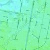 Mapa topográfico 屯田しかく公園, altitud, relieve