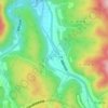 Mapa topográfico 庄川, altitud, relieve