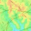 Mapa topográfico 洗足池, altitud, relieve