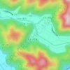 Mapa topográfico 浦川, altitud, relieve