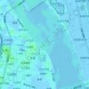 Mapa topográfico 揖斐川, altitud, relieve