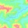 Mapa topográfico Río Guárico, altitud, relieve