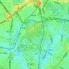 Mapa topográfico 明治神宮, altitud, relieve