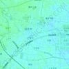 Mapa topográfico 中川, altitud, relieve
