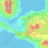 Mapa topográfico Lanao del Norte, altitud, relieve